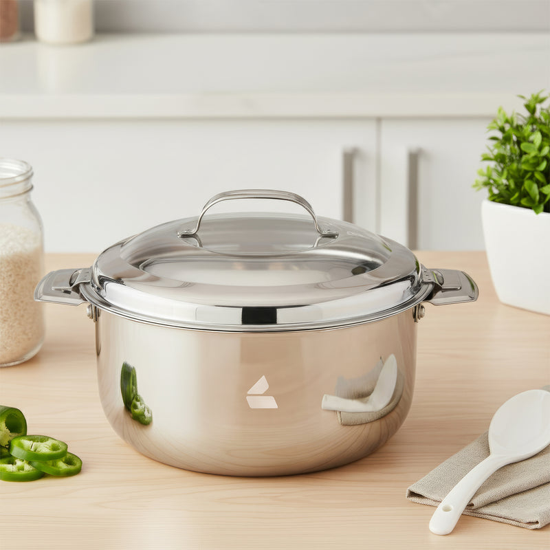 SS Double walled Casserole
